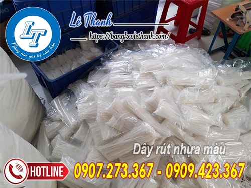 Bỏ mối dây rút nhựa màu giá rẻ tphcm