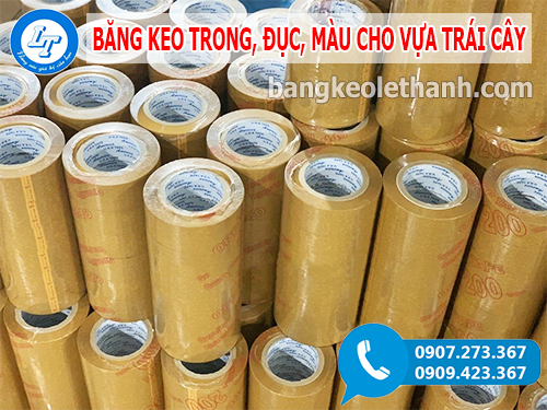 Bỏ sỉ băng keo đục cho vựa trái cây