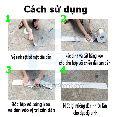 Cách sử dụng băng keo chống dột KENJI