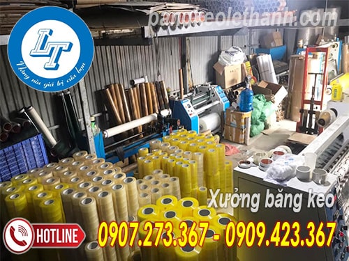 Cơ sở sản xuất băng keo trong đục