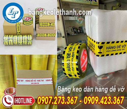 Công dụng của băng keo hàng dễ vỡ