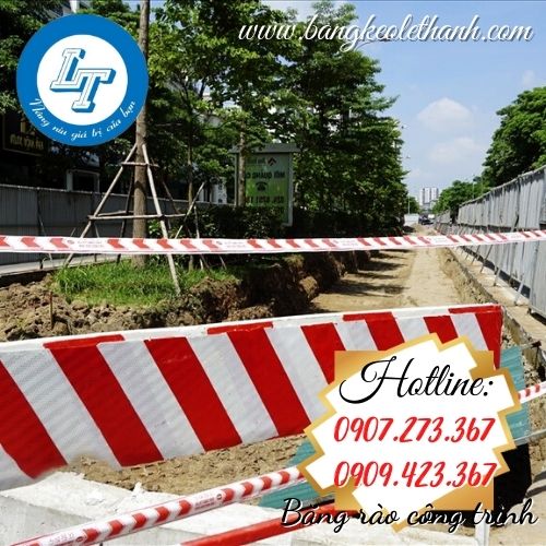 Cuộn băng rào công trình