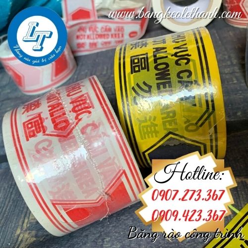 Cuộn băng rào công trình