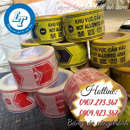 Cuộn băng rào công trình