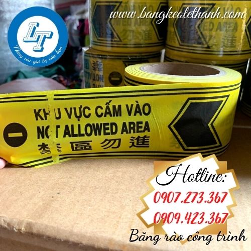 Cuộn băng rào công trình