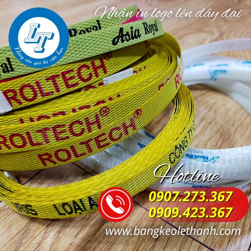 Dây đai in logo
