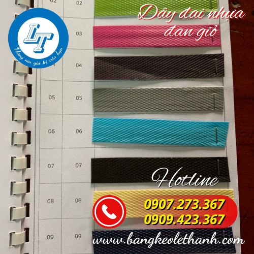 Dây đai nhựa đan giỏ 1 màu