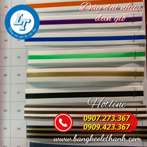 Dây đai nhựa đan giỏ 1 sọc