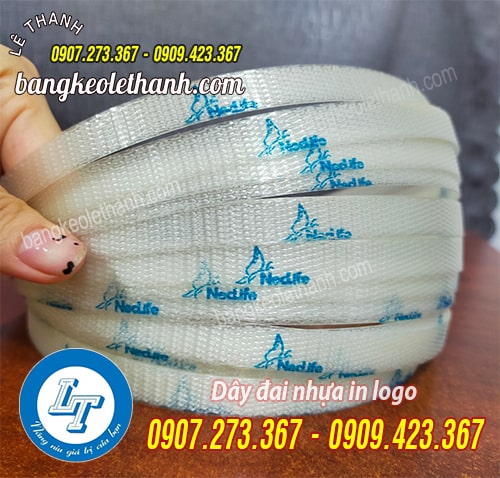 Dây đai nhựa in logo giá rẻ