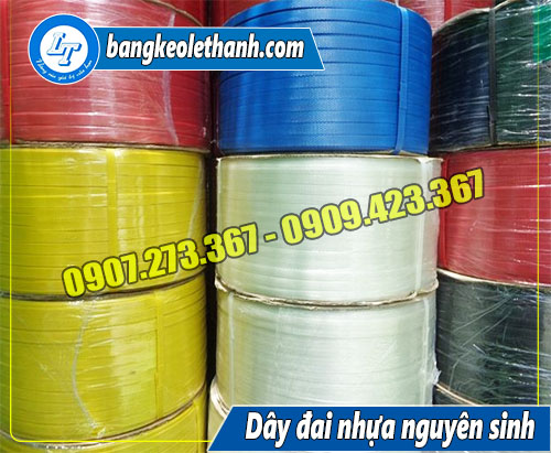 Dây đai nhựa nguyên sinh nhiều màu