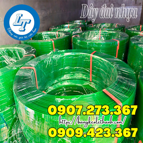 Dây đai nhựa pet xanh lá