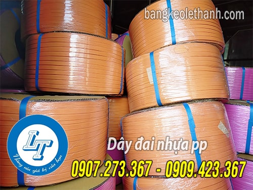 Dây đai nhựa pp màu cam