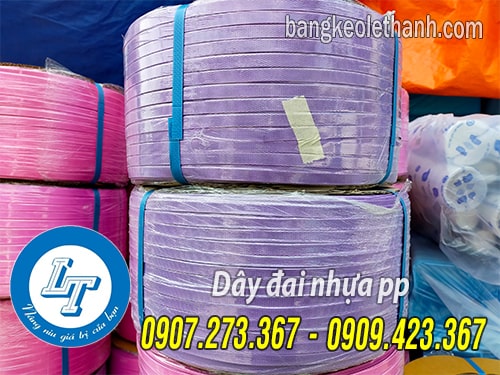 Dây đai nhựa pp màu tím