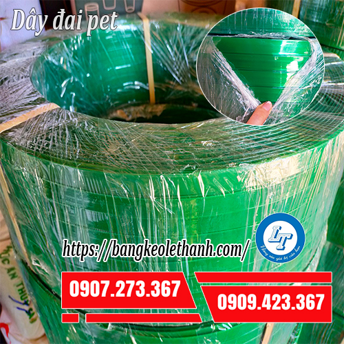 Dây đai pet trơn ràng hàng