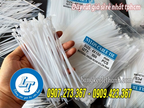 Dây rút màu trắng giá sỉ