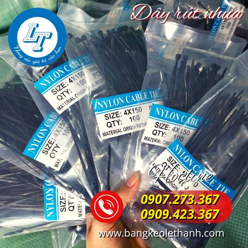 Dây rút nhựa đen loại nhỏ