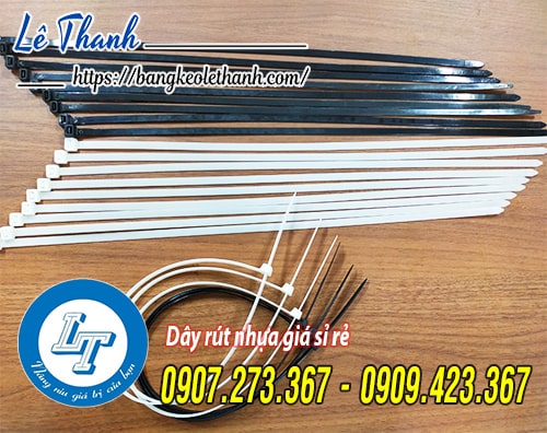 Dây rút nhựa đen trắng giá sỉ rẻ tphcm