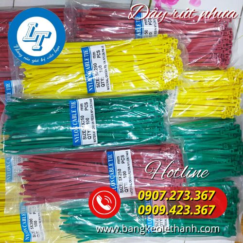 Dây rút nhựa màu