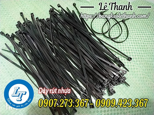 Dây rút nhựa màu đen freeship tphcm