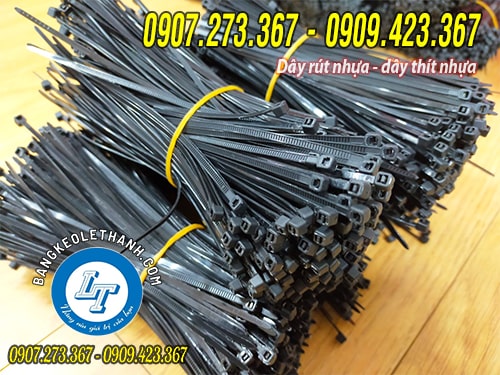 Dây rút nhựa màu đen giá sỉ