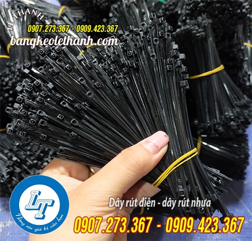 Dây rút nhựa màu đen