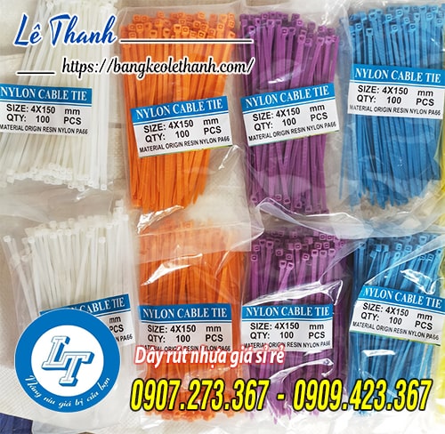 Dây rút nhựa màu giá sỉ rẻ