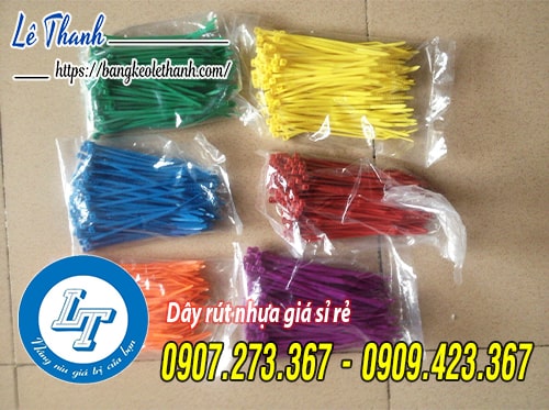 Dây rút nhựa màu giá sỉ rẻ tphcm