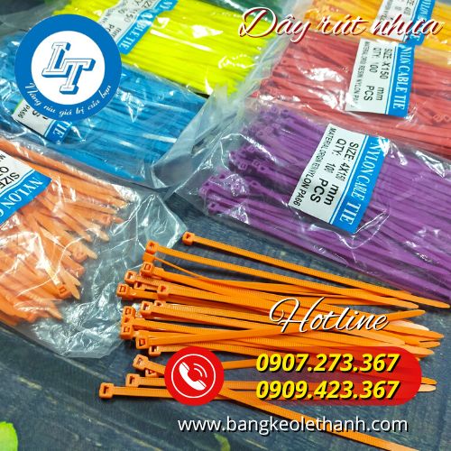 Dây rút nhựa màu loại lớn