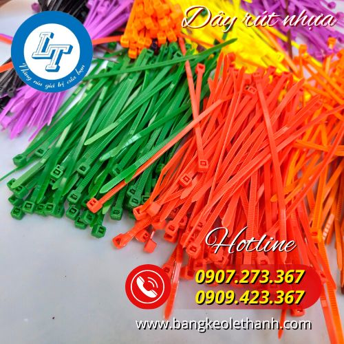 Dây rút nhựa màu loại nhỏ