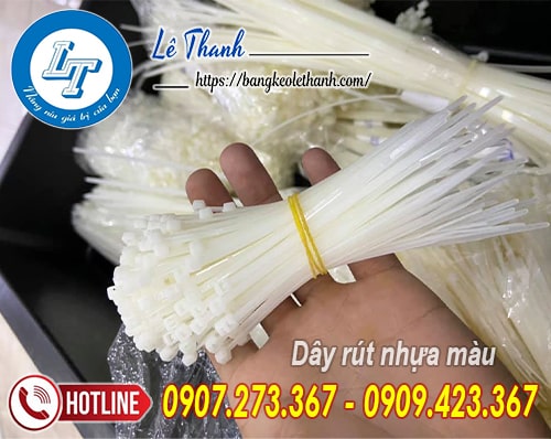 Dây rút nhựa màu trắng giá rẻ tphcm