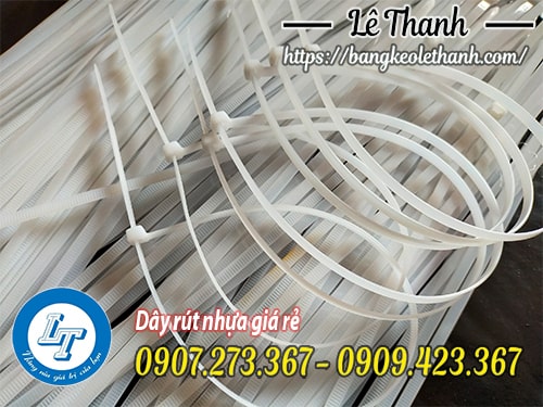 Dây rút nhựa màu trắng giá rẻ
