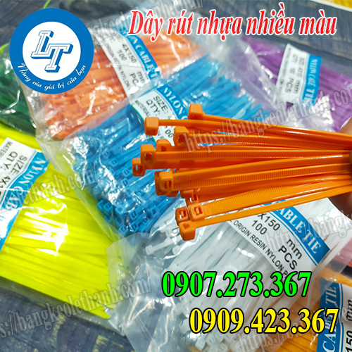 Dây rút nhựa nhiều màu