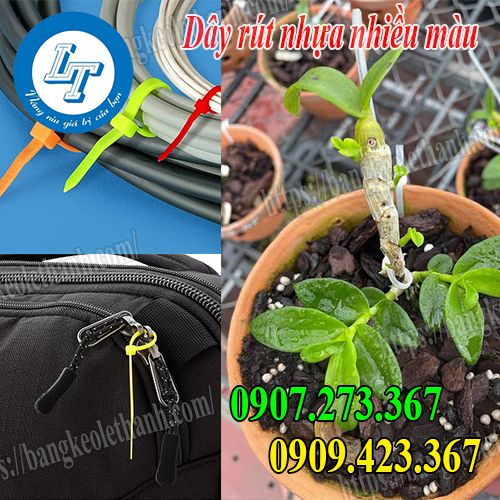 Dây rút nhựa nhiều màu