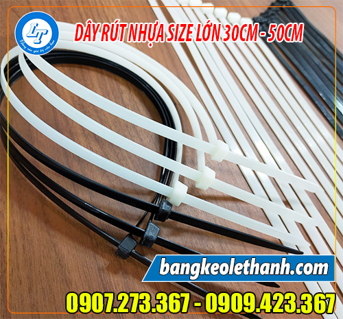 Dây rút nhựa size lớn 30cm, 50cm