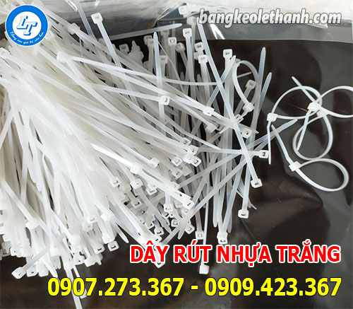 Dây rút nhựa trắng 1 tấc