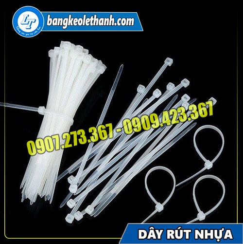 Dây rút nhựa trắng 1 tấc