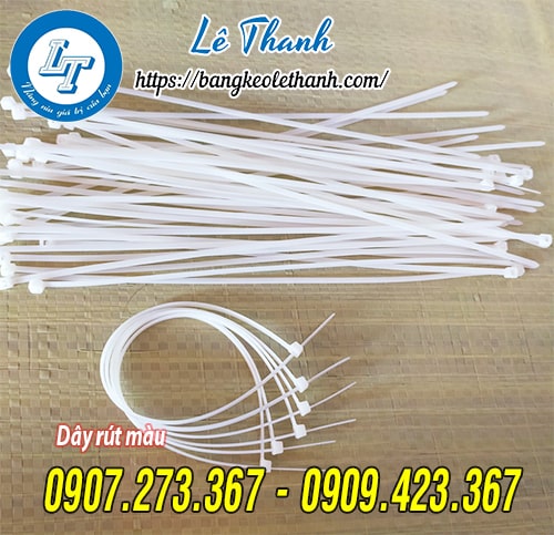 Dây rút nhựa trắng bán sỉ