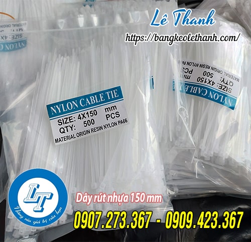 Dây rút nhựa trắng chất lượng