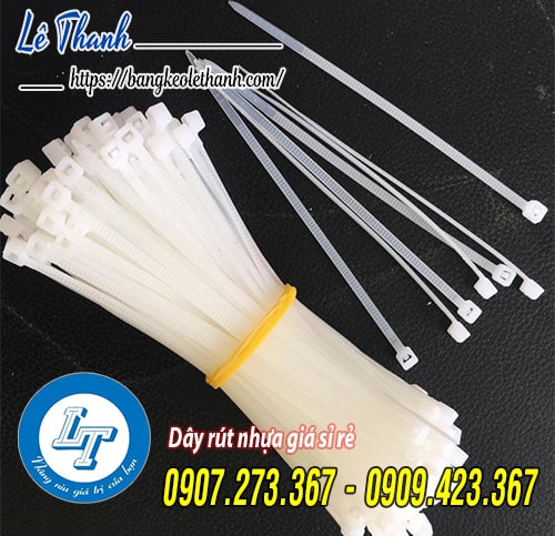 Dây rút nhựa trắng giá sỉ rẻ