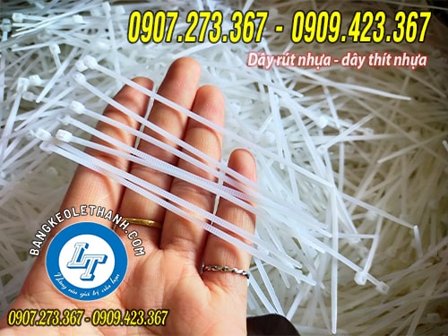 Dây rút nhựa trắng giá sỉ