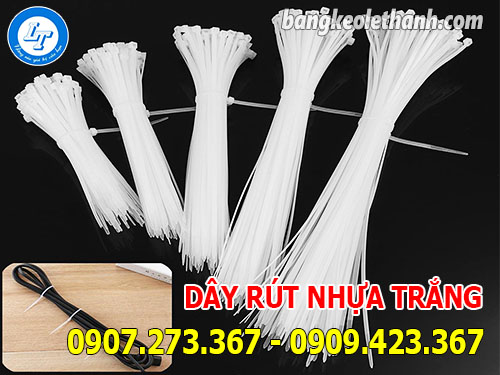 Dây rút nhựa trắng