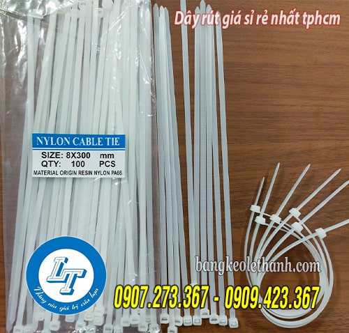 Dây rút trắng 30cm