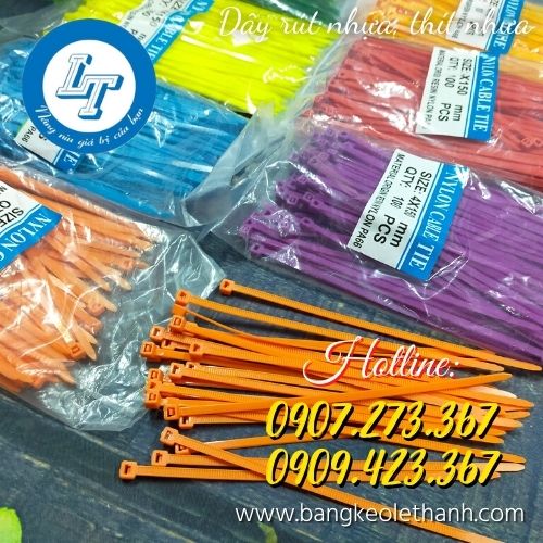 Dây thít nhựa đủ màu giá rẻ