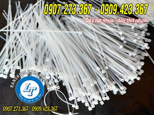 Dây thít nhựa màu trắng