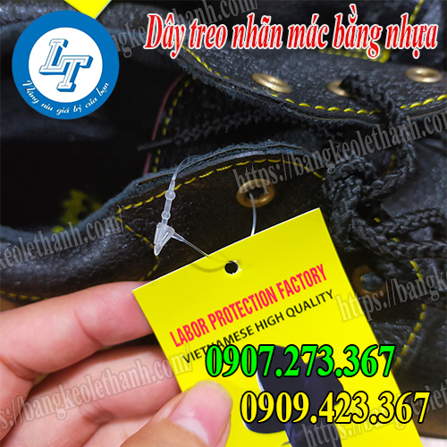 Dây treo nhãn mác bằng nhựa