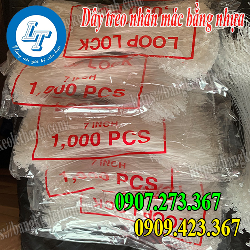 Dây treo nhãn mác bằng nhựa