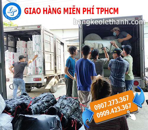 Giao băng keo dán thùng miễn phí TPHCM