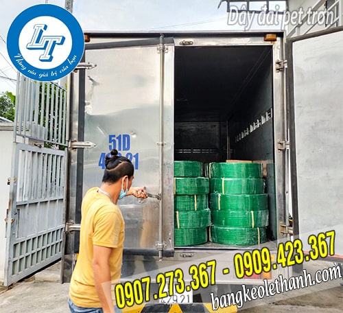 Giao dây đai pet trơn giá rẻ tphcm