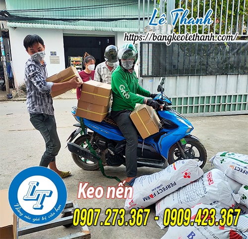 Giao hàng keo nến
