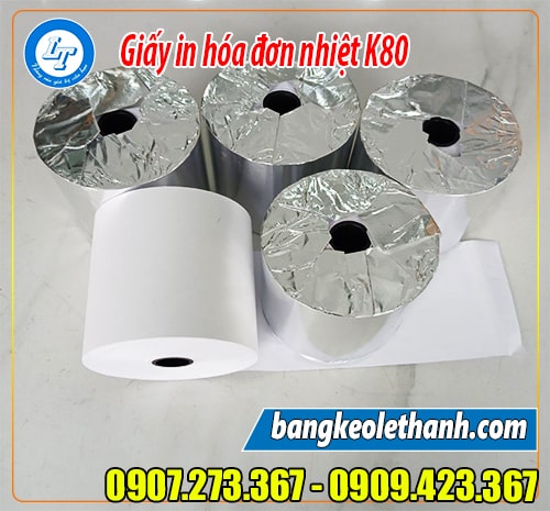 Giấy in hóa đơn nhiệt K80